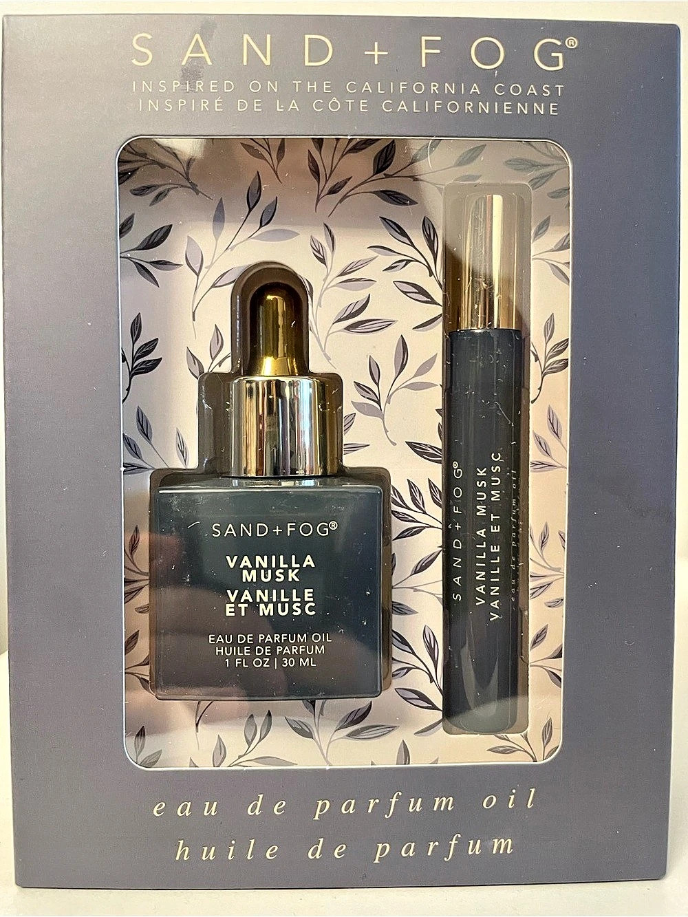 SAND + FOG Vanilla Musk Fragrance Oil Gift Set